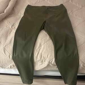 White House Black Market Olive Leggings